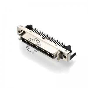 Connettore CN SCSI femmina 50 pin Ferro ad angolo retto