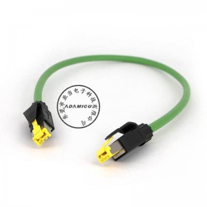 Cavo di rete fornito Connettore Harting RJ45 Cavo di rete Ethernet